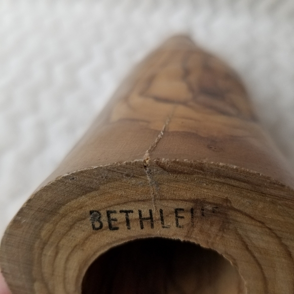 Olive Wood Biblical Holy Family Representation Hand Carved in Bethlehem - Picture 8 of 10